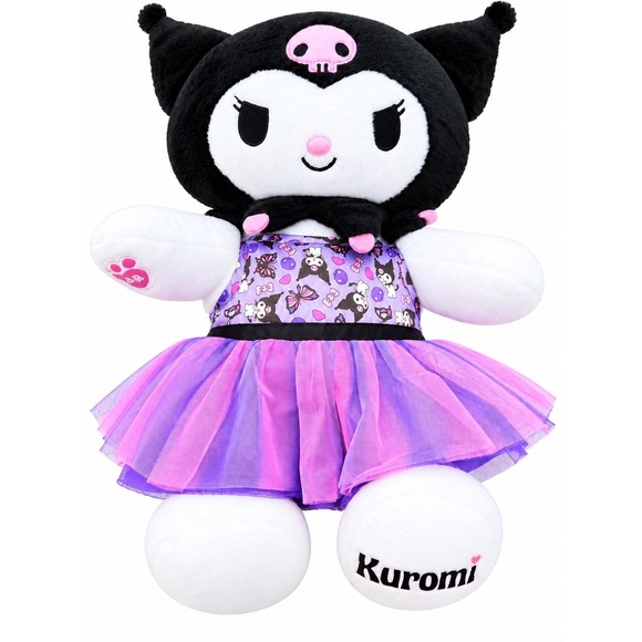 Build-A-Bear Workshop Other - Sanrio Kuromi Build-A-Bear Plush 16" Hello Kitty and Friends Purple Dress